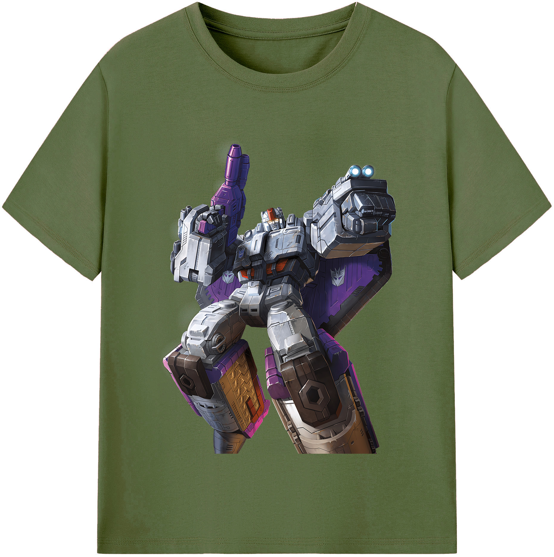 （画像用） Transformers トランスフォーマー 綿100％半袖Tシャツ（フロントプリント）